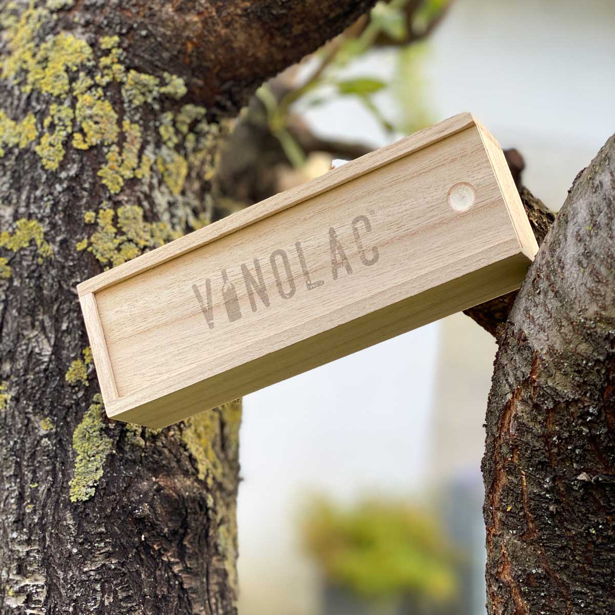 VINOLAC® Geschenkbox aus Holz - VINOLAC